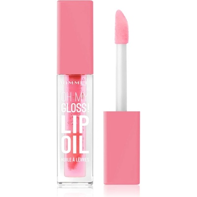 Rimmel Oh My Gloss! Lip Oil масло от нар с хидратиращ ефект цвят 001 Pink Flush 4, 5ml