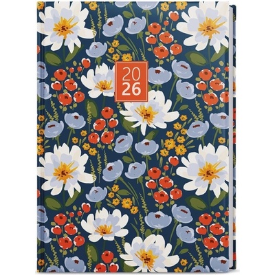 Oskar Lamino A5 Týdenní 2026 Květiny – Zboží Mobilmania