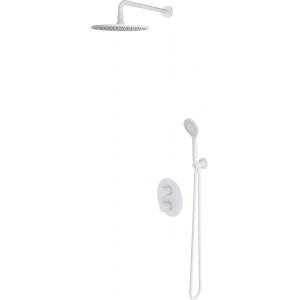 Omnires Sistem de dus incastrat Omnires Y cu baterie termostatata finisaj alb mat (SYSYT05WM)