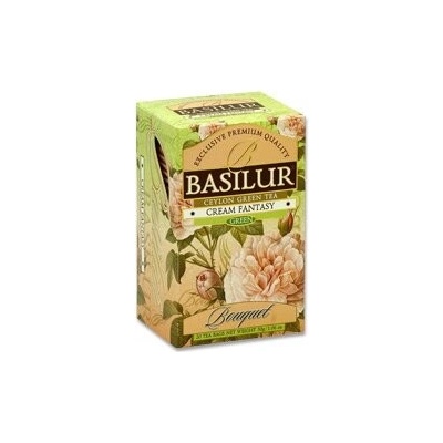 Basilur zelený čaj Bouquet Cream Fantasy 25 x 1,5 g