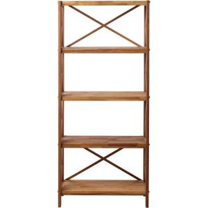 Unique Furniture Стелаж от масивен дъб в естествен цвят 70x161 cm X-Shelf - Unique Furniture (55350800)