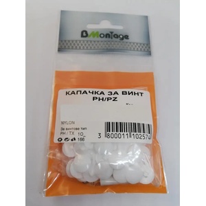 Bmontage КАПАЧКА ЗА ВИНТ ph/pz КАФЯВА 100БР bm (3800011102628)
