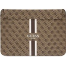 Guess PU 4G Printed Stripes Computer Sleeve 13/14" Brown GUCS14P4RPSW