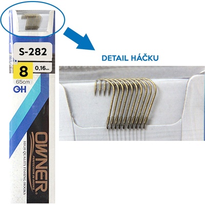 OWNER Návazce na plavanou S-282 vel.8 65cm 0,16mm