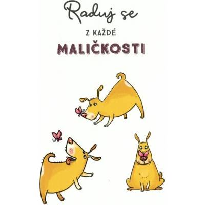 Pohlednice Raduj se - pejsek