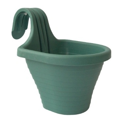 Саксия за закачване КАМЕЛИЯ 20Х27Х25СМ 3Л ЗЕЛЕНО (tom3-02103)