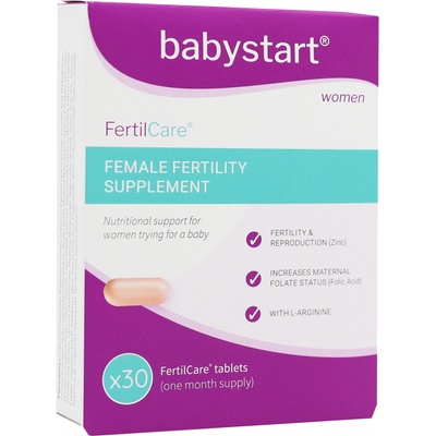 Babystart FertilCare vitamíny pro ženy s kyselinou listovou 30 tablet