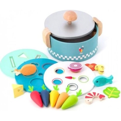 Vilac - Дървена играчка за сортиране - Зеленчуци (8125)