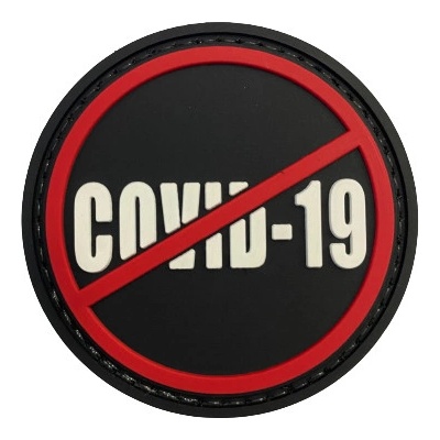 WARAGOD Stop Covid 19 PVC nášivka