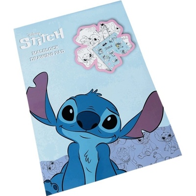 STITCH MAĽOVANKA S NÁLEPKAMI A4