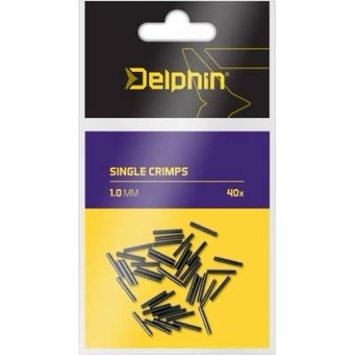 Delphin Single CRIMPS 1,6mm 40ks