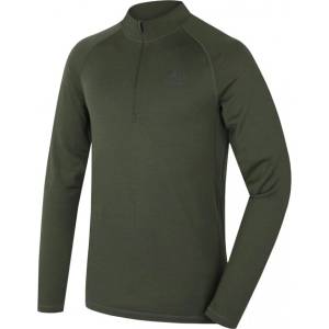 HUSKY Мъжка термо блуза с цип Merow Zip M, зелена (hsk-HT0-0810)