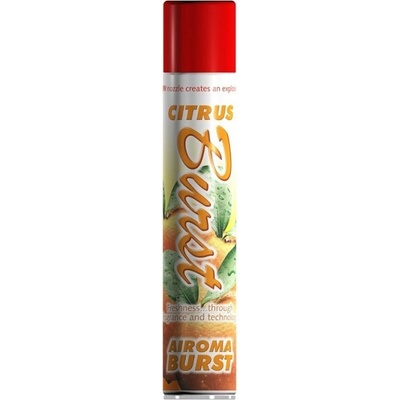 Airoma Burst interiérový osviežovač vzduchu sprej, citrusová vôňa 750 ml