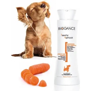 BIOGANCE Twany apricot shampoo - за кучета с оранжева и кафява козина 250мл