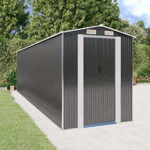 HABA Градинска барака антрацит 192x689x223 см поцинкована стомана (V3147455)