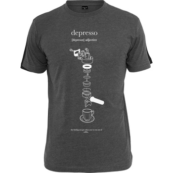 Mister Tee Мъжка тениска в сив цвят Mister Tee DepressoUB-MT2029-00091 - Сив, размер XS