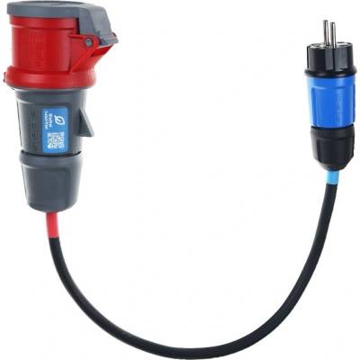 SECTRON Редуктор SECTRON CEE 5pin 16A - CZ SCHUKO 16A 230V 0, 4m (EL-CEE5-CZSH-16-16A)