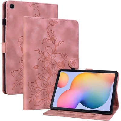 Vsetkonamobil 123404 ART LILY Zaklápacie puzdro pre Samsung Galaxy Tab S6 Lite 2024 / S6 Lite 2022 / S6 Lite ružové