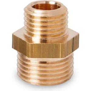 Rinaldi & Pettinaroli R&P 5200 3/8" x1/2" Нипел редуктор месинг (RP5200038012G)