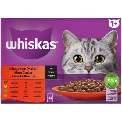 Whiskas mp klasický výber v šťave 12x85 g