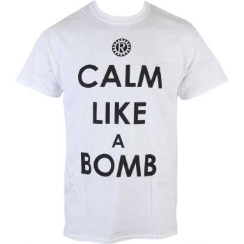 ROCK OFF мъжка тениска Rage Against The Machine - Calm like a bomb - White - ROCK OFF - PE13444TSWP