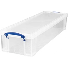 Really useful Products Ltd. Plastový úložný box 22 l s víkem transparentní