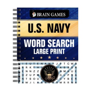 Brain Games - U. S. Navy Word Search - Large Print | Brain Games (ISBN: 9781639389254)