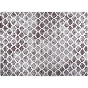 Pure Line Home Килим marsa Мароканска детелина, сиво и бяло