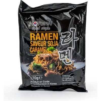Koreran food style Rezance Ramen s príchuťou karamelu a sóje 170 g
