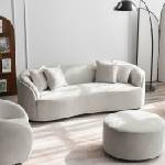 PGS Триместен диван DOLCE VITA 224x96x73 слонова кост (20DOLCE03-01)