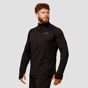 GymBeam Pulse 1/2 Zip Running суичър Black S