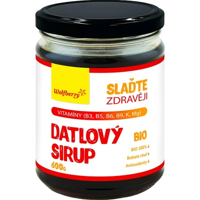 Wolfberry Datlový sirup BIO 600 g