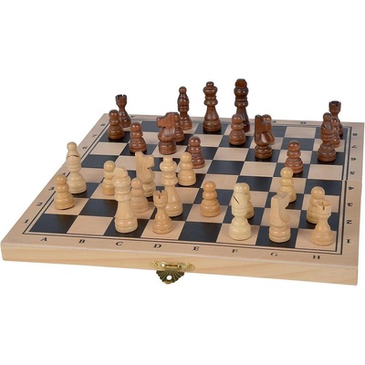 Noris Дървен шах Deluxе, 29 x 29 см 606108014 (606108014)