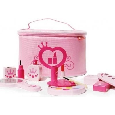 Classic world - Детско козметично несесерче с дървени принадлежности (4167)