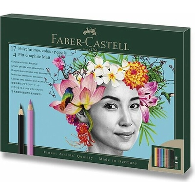 Sada Faber-Castell Polychromos & Pitt Graphite Matt 23 ks