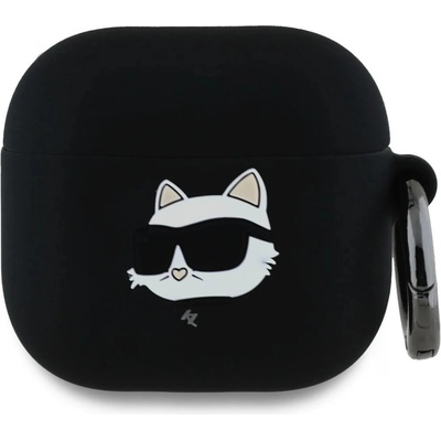 Karl Lagerfeld 3D Logo NFT Choupette Head Silikonové Pouzdro pro AirPods 4 KLA4RUNCHK – Sleviste.cz