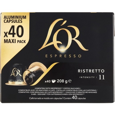 L'Or Kompatibilné Kapsule Nespresso Ristretto 40 ks