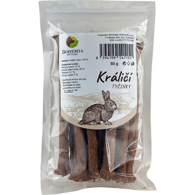 Bohemia Pet Food Králičie tyčinky 85 g