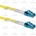 Conneu LC-LC дуплексна пач корда, сингълмод OS2, 2 мм. , жълта, Conneu (3.0 м) (CNFJ-LCLCOS2DYE2mm-3)