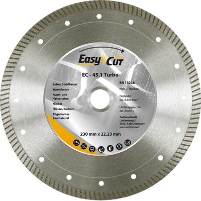 Cedima Dělicí kotouč diamant 230 x 1,8 x 10 x 22,23 / 25,4 mm EDE81190230