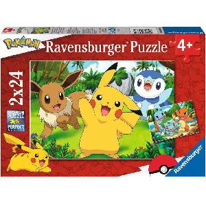 Ravensburger - Puzzle 2x24 Pokémon - 40 - 99 piese