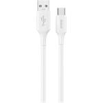 Dudao L2sT USB-A - USB-C 6A кабел 1, 2 м - бял (L2sT)
