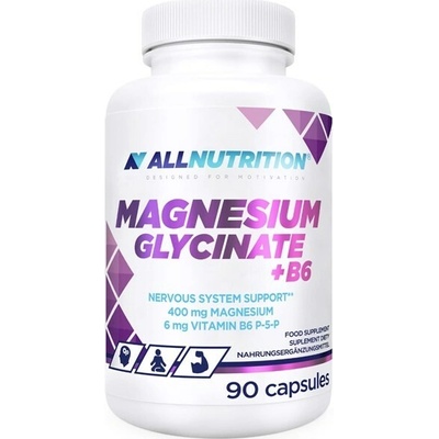 Allnutrition Diglycinát horečnatý + B6 Magnesium Glycinate + B6 90 kapsúl