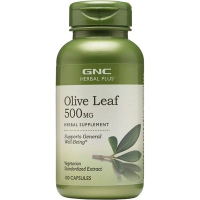 GNC Olive Leaf 500 mg [100 капсули]