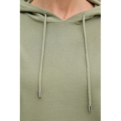 Benetton суичър с качулка дамски от вискоза (1LHGD204M)