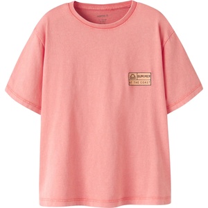 NAME IT Детска тениска Name it Kid's Fandel S/S Top T-shirt - Peach Echo - размер 146/152 (EU) (704-6375-0318)
