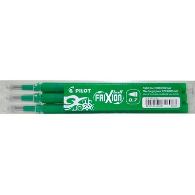Pilot FriXion zelená 0,35mm vymazatelná 3 ks BLS-FR-7-G-S3