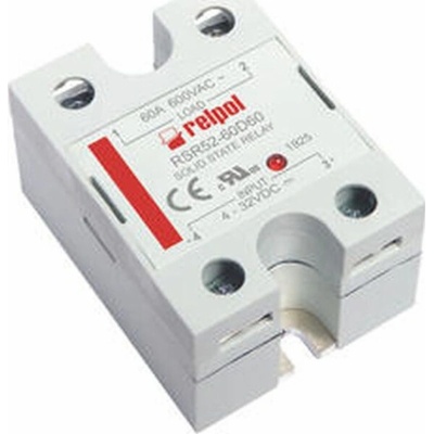 Relpol Jednofázová polovodičová relé 240 V AC 90–280 V AC AC1 25/240 V AC RSR52-24A25 2615924
