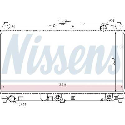 Chladič motoru NISSENS 62467