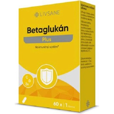 Livsane Betaglukán Plus 60 kapsúl